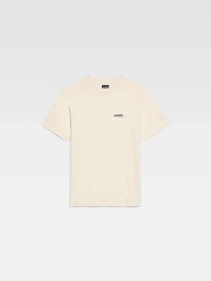 The Gros Grain Tshirt Beige WomenMen JACQUEMUS Tshirts The Gros Grain Tshirt Beige WomenMen JACQUEMUS Tshirts