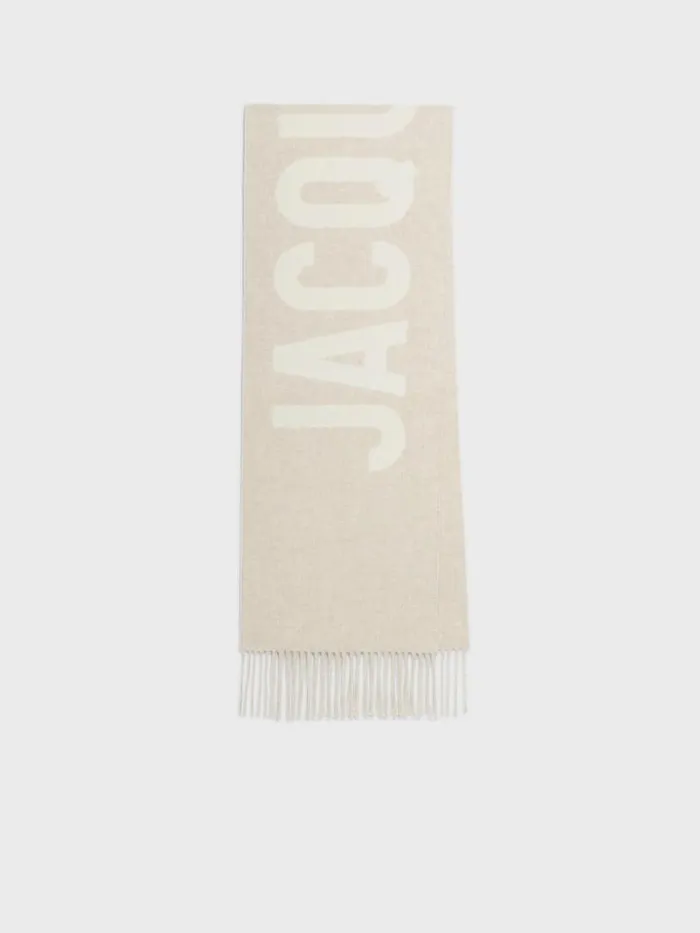 The Jacquemus Scarf Multibeige WomenMen JACQUEMUS Scarves Beanies and Gloves