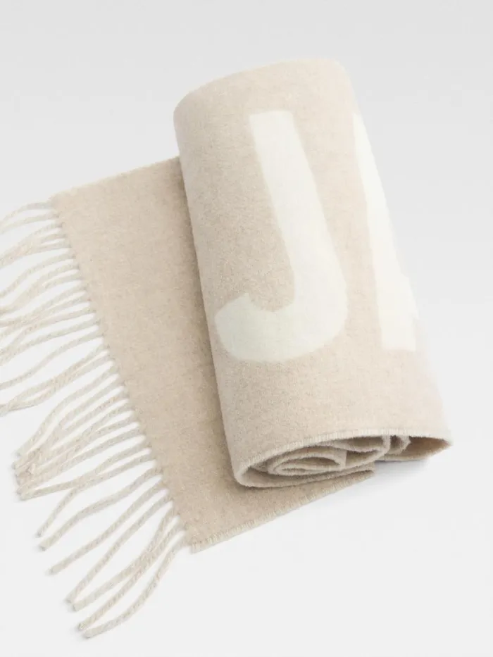 The Jacquemus Scarf Multibeige WomenMen JACQUEMUS Scarves Beanies and Gloves The Jacquemus Scarf Multibeige WomenMen JACQUEMUS Scarves Beanies and Gloves
