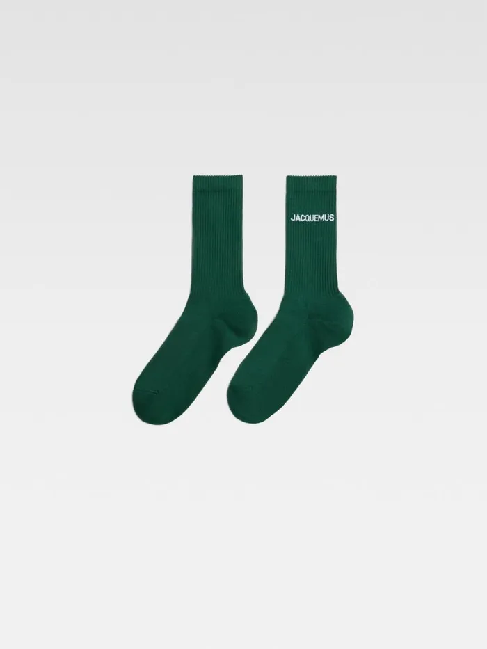 The Jacquemus Socks Dark Green WomenMen JACQUEMUS Textile Accessories