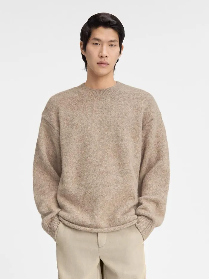 The Jacquemus Sweater Beige Men JACQUEMUS Knits The Jacquemus Sweater Beige Men JACQUEMUS Knits
