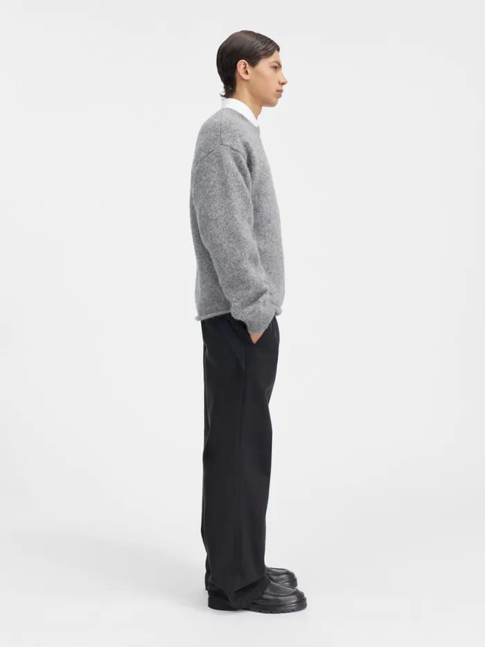 The Jacquemus Sweater Grey Men JACQUEMUS Knits The Jacquemus Sweater Grey Men JACQUEMUS Knits