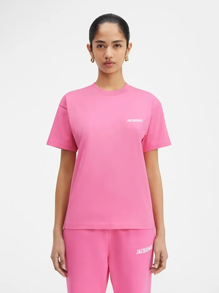 The Jacquemus Tshirt Pink WomenMen JACQUEMUS Tshirts The Jacquemus Tshirt Pink WomenMen JACQUEMUS Tshirts