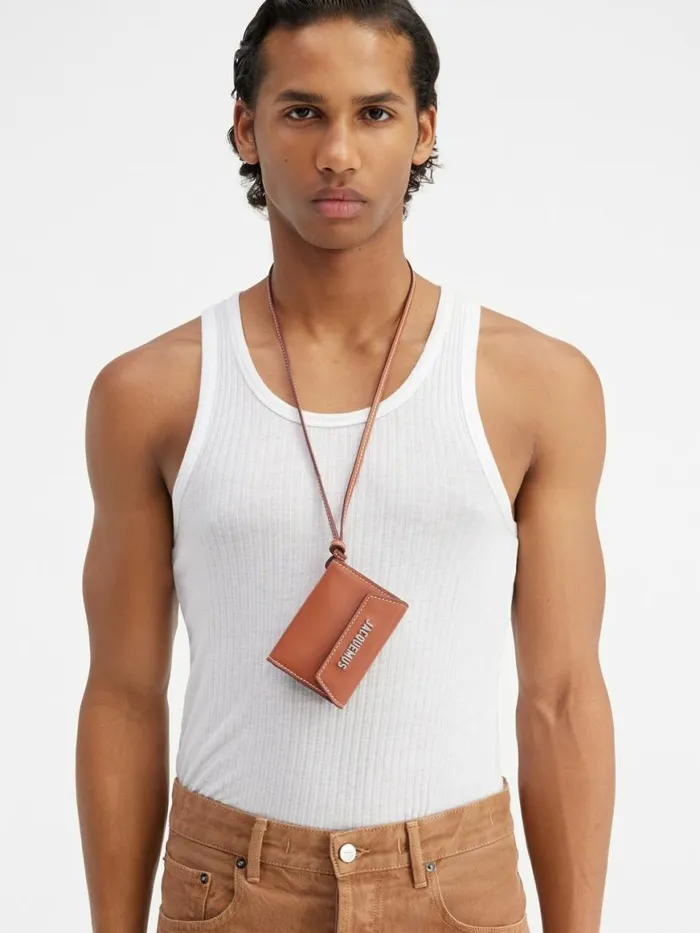 The Jacquemus Wallet Light Brown Men JACQUEMUS Small Leather Goods The Jacquemus Wallet Light Brown Men JACQUEMUS Small Leather Goods