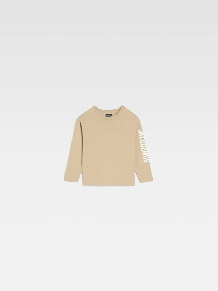 The Kids039 Longsleeve Tshirt Dark Beige WomenMen JACQUEMUS Tops The Kids039 Longsleeve Tshirt Dark Beige WomenMen JACQUEMUS Tops