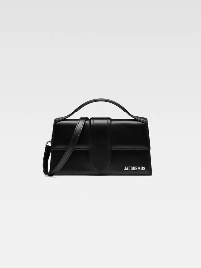 The Large Bambino Blacksilver Women JACQUEMUS Crossbody and Handbags