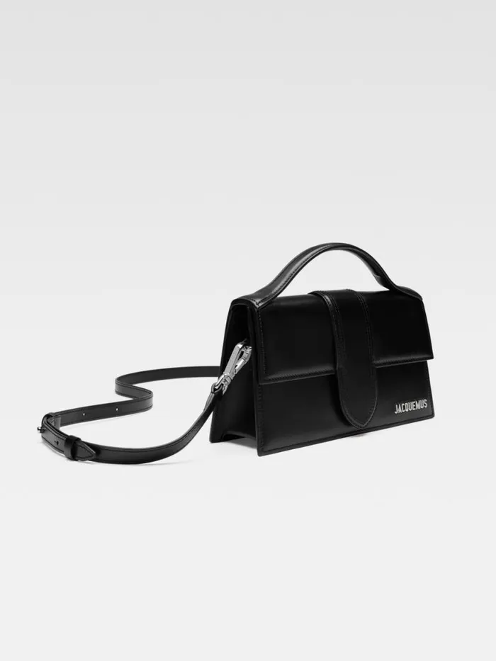 The Large Bambino Blacksilver Women JACQUEMUS Crossbody and Handbags The Large Bambino Blacksilver Women JACQUEMUS Crossbody and Handbags