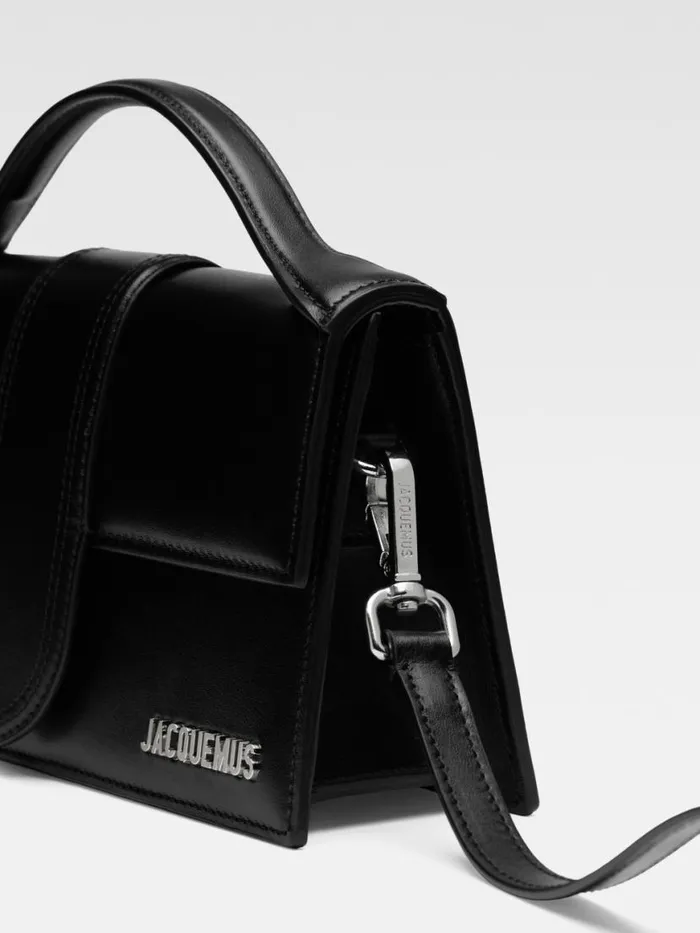 The Large Bambino Blacksilver Women JACQUEMUS Crossbody and Handbags The Large Bambino Blacksilver Women JACQUEMUS Crossbody and Handbags