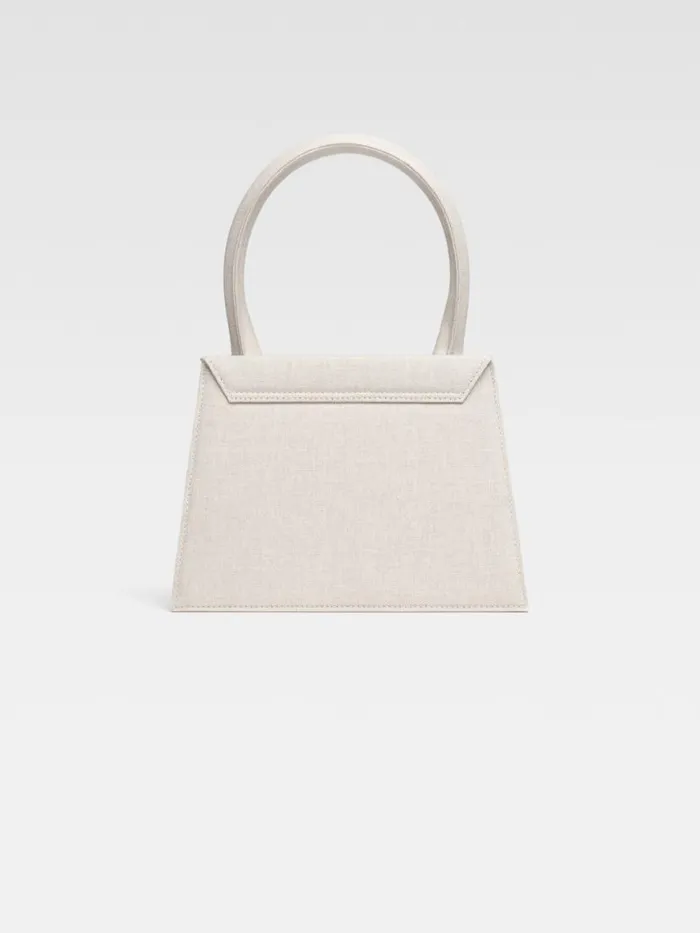 The Large Chiquito Light Greige Women JACQUEMUS Crossbody and Handbags The Large Chiquito Light Greige Women JACQUEMUS Crossbody and Handbags