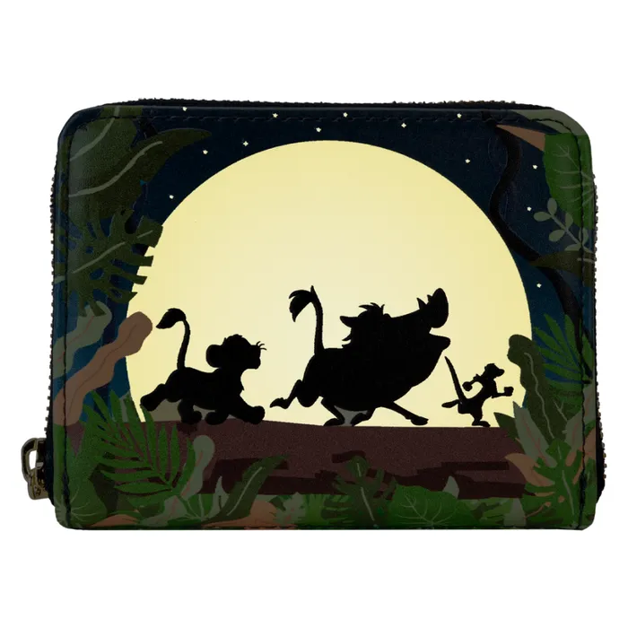 The Lion King 30th Anniversary Hakuna Matata Silhouette Zip Around Wallet Unisex Loungefly Bags and Wallets The Lion King 30th Anniversary Hakuna Matata Silhouette Zip Around Wallet Unisex Loungefly Bags and Wallets