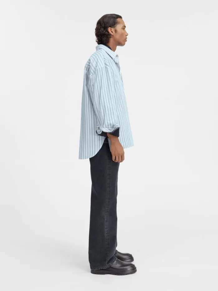 The Longsleeve Shirt Print Blue Stripes Men JACQUEMUS Shirts The Longsleeve Shirt Print Blue Stripes Men JACQUEMUS Shirts