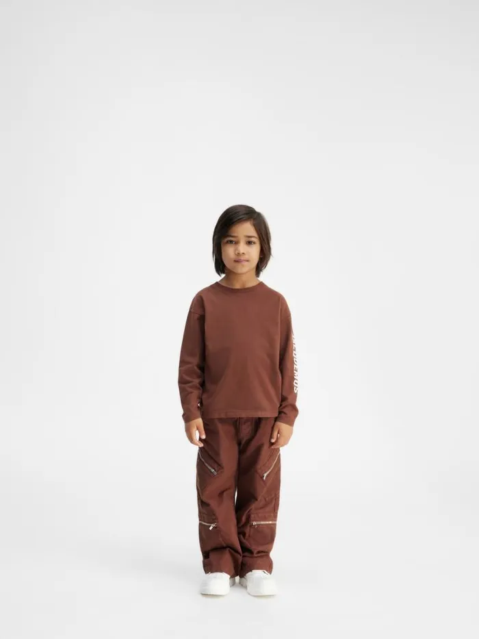 The Marrone Kids039 Cargo Pants Dark Brown WomenMen JACQUEMUS Bottoms