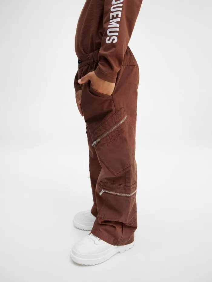 The Marrone Kids039 Cargo Pants Dark Brown WomenMen JACQUEMUS Bottoms The Marrone Kids039 Cargo Pants Dark Brown WomenMen JACQUEMUS Bottoms
