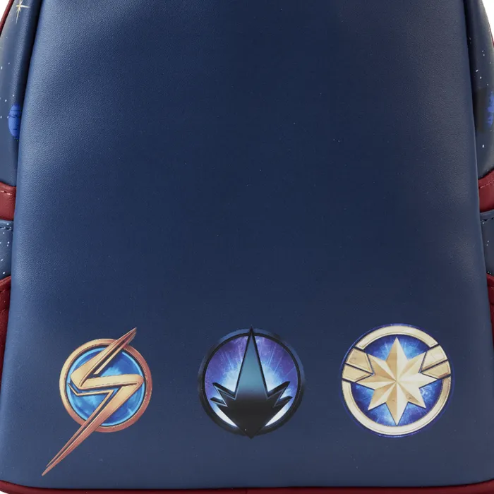 The Marvels Symbol Glow Mini Backpack Unisex Loungefly Backpacks The Marvels Symbol Glow Mini Backpack Unisex Loungefly Backpacks