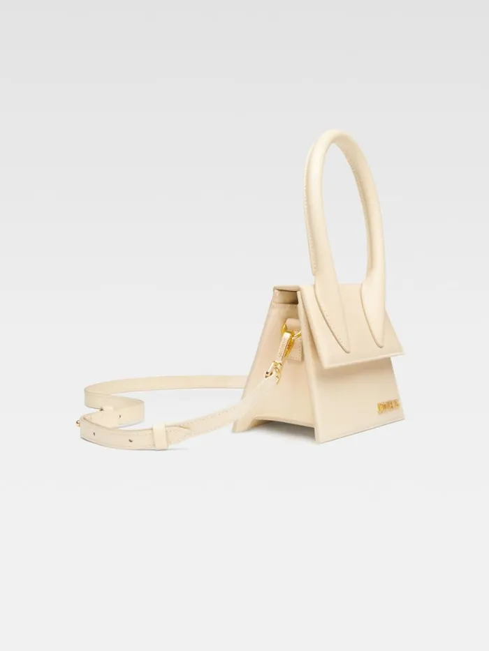 The Medium Chiquito Ivory Women JACQUEMUS Crossbody and Handbags The Medium Chiquito Ivory Women JACQUEMUS Crossbody and Handbags