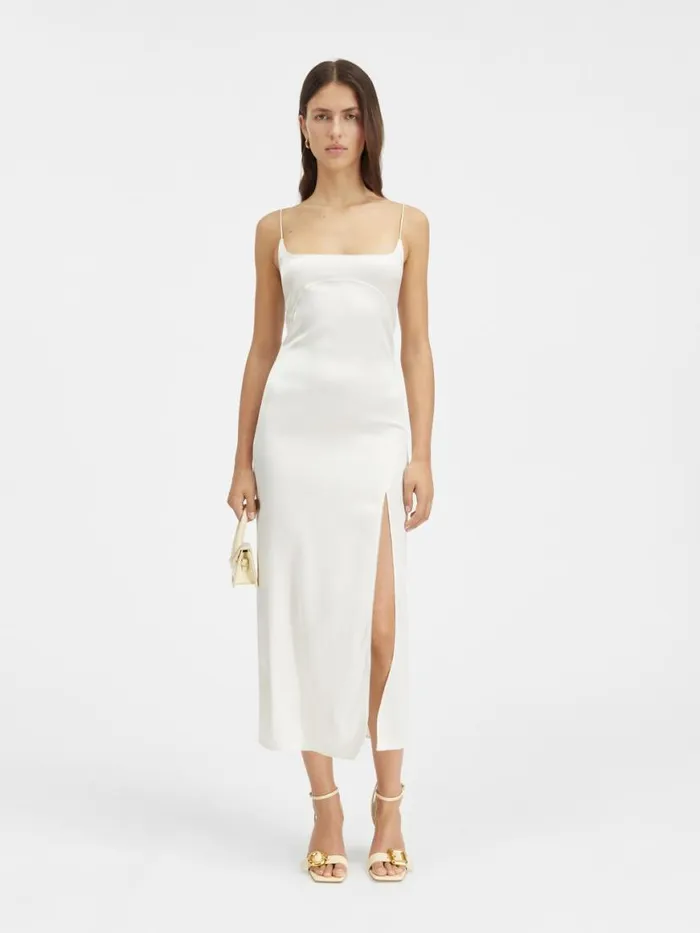 The Notte Dress Offwhite Women JACQUEMUS Dresses and Skirts
