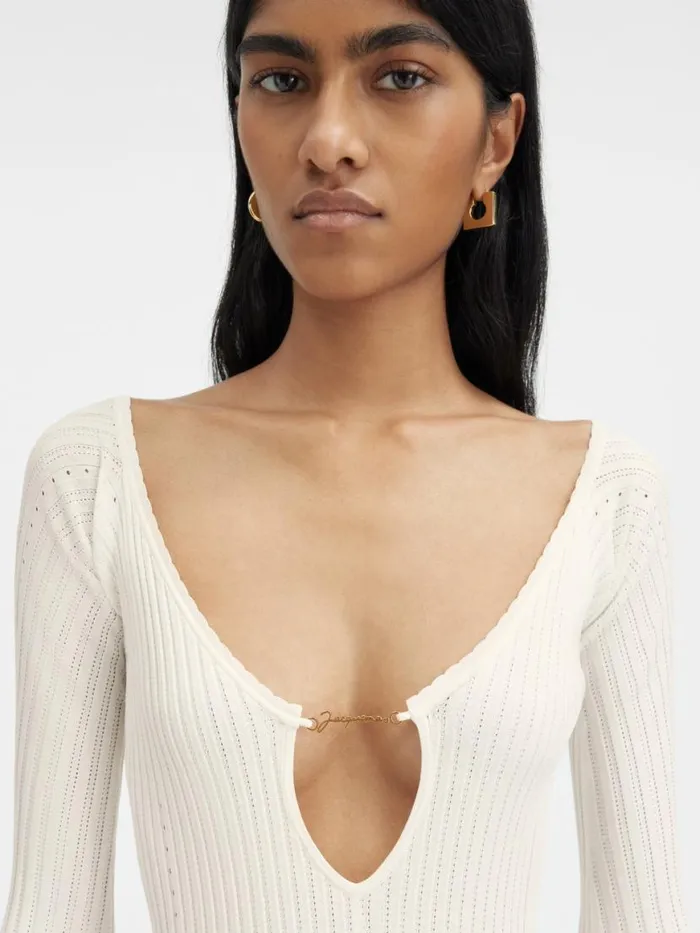 The Pral Mini Dress Offwhite Women JACQUEMUS Dresses and Skirts The Pral Mini Dress Offwhite Women JACQUEMUS Dresses and Skirts