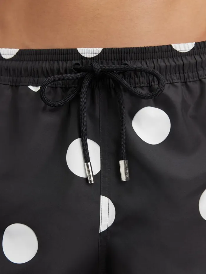 The Puntini Swimsuit Print Dots Black and White Men JACQUEMUS Swimwear The Puntini Swimsuit Print Dots Black and White Men JACQUEMUS Swimwear