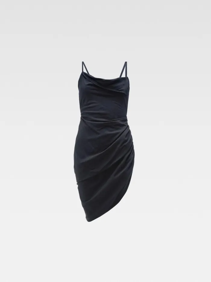 The Saudade Dress Dark Navy Women JACQUEMUS Dresses and Skirts The Saudade Dress Dark Navy Women JACQUEMUS Dresses and Skirts