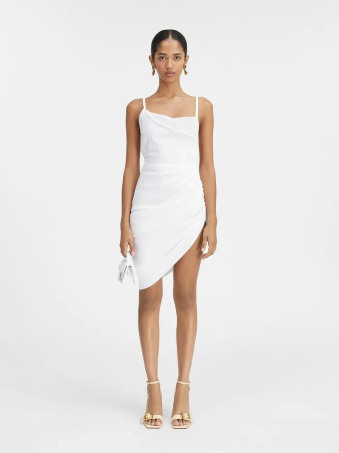 The Saudade Dress White Women JACQUEMUS Dresses and Skirts
