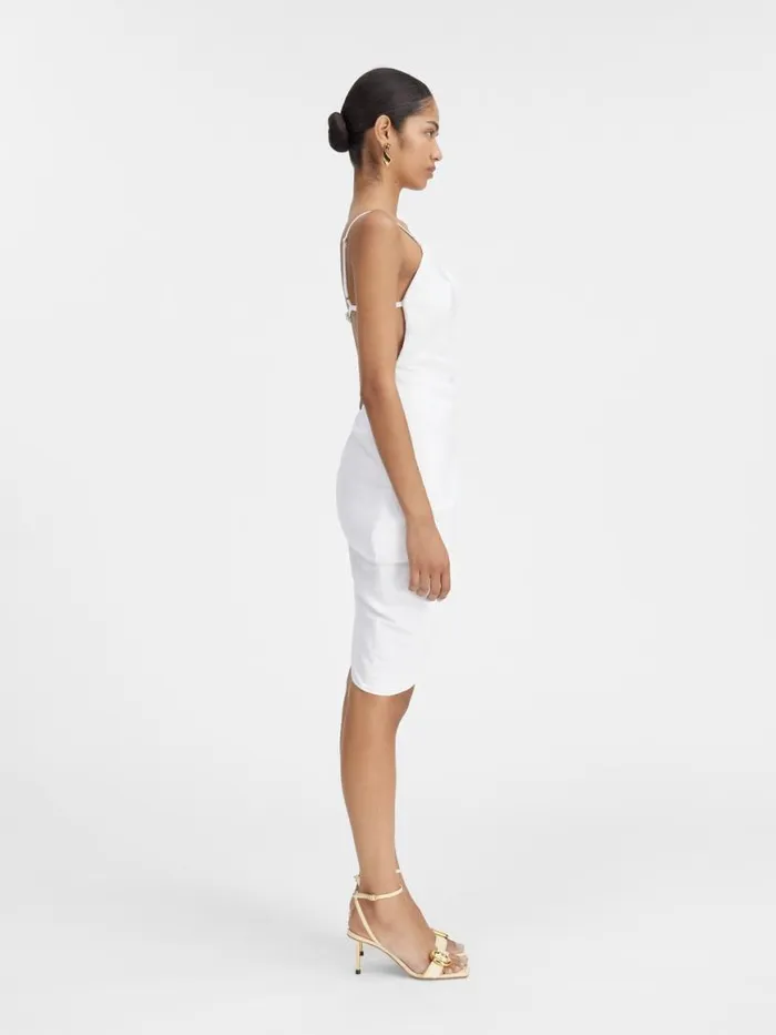 The Saudade Dress White Women JACQUEMUS Dresses and Skirts The Saudade Dress White Women JACQUEMUS Dresses and Skirts