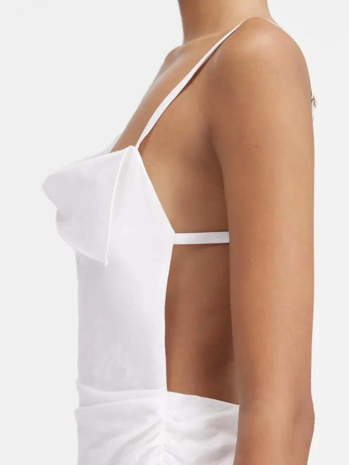 The Saudade Dress White Women JACQUEMUS Dresses and Skirts The Saudade Dress White Women JACQUEMUS Dresses and Skirts