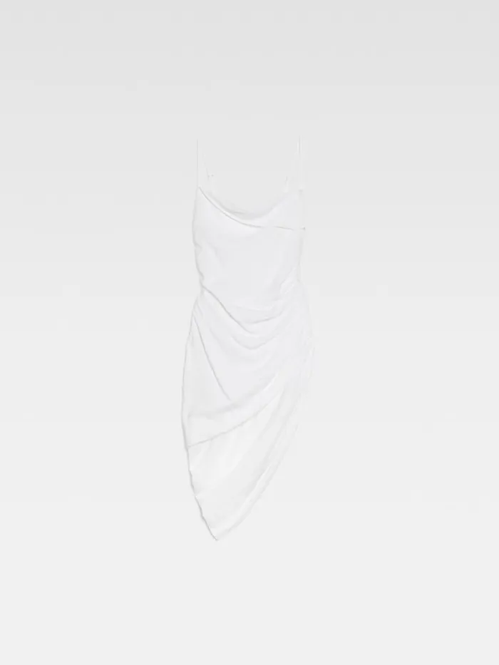 The Saudade Dress White Women JACQUEMUS Dresses and Skirts The Saudade Dress White Women JACQUEMUS Dresses and Skirts