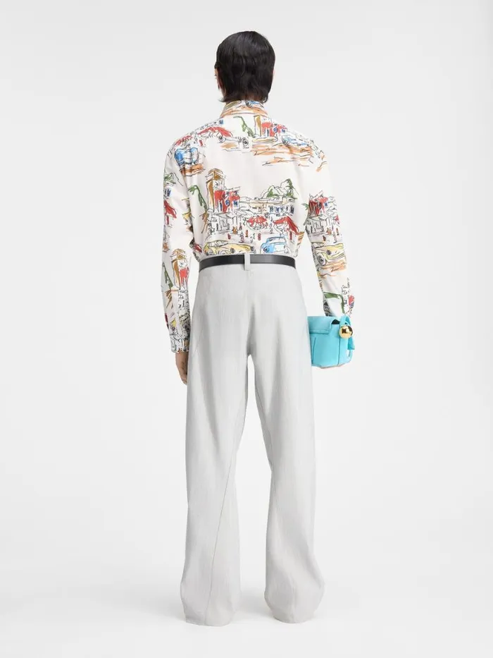 The Scala Pants Light Grey Men JACQUEMUS Trousers and Shorts The Scala Pants Light Grey Men JACQUEMUS Trousers and Shorts