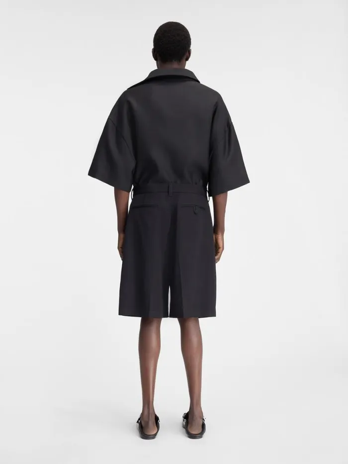The Scala Polo Shirt Black Men JACQUEMUS Shirts The Scala Polo Shirt Black Men JACQUEMUS Shirts