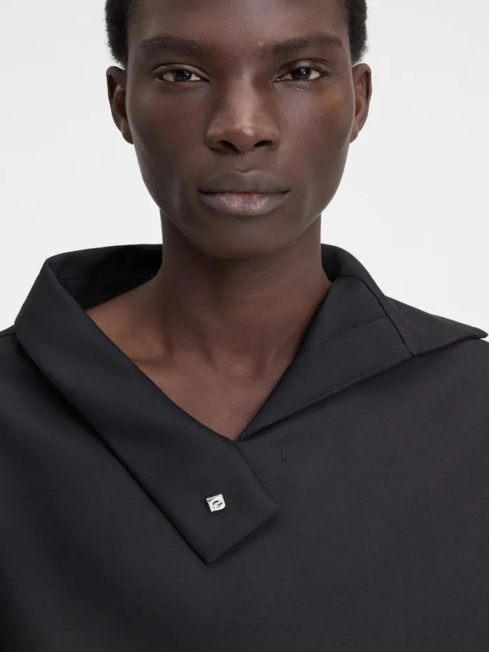 The Scala Polo Shirt Black Men JACQUEMUS Shirts The Scala Polo Shirt Black Men JACQUEMUS Shirts