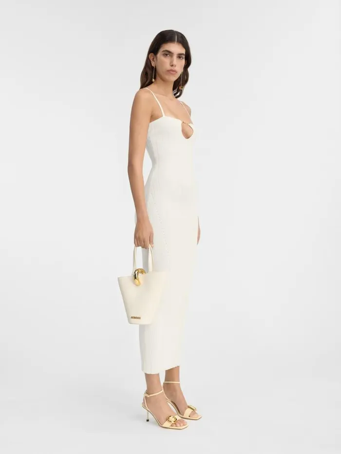 The Sierra Dress With Straps Offwhite Women JACQUEMUS Dresses and Skirts The Sierra Dress With Straps Offwhite Women JACQUEMUS Dresses and Skirts