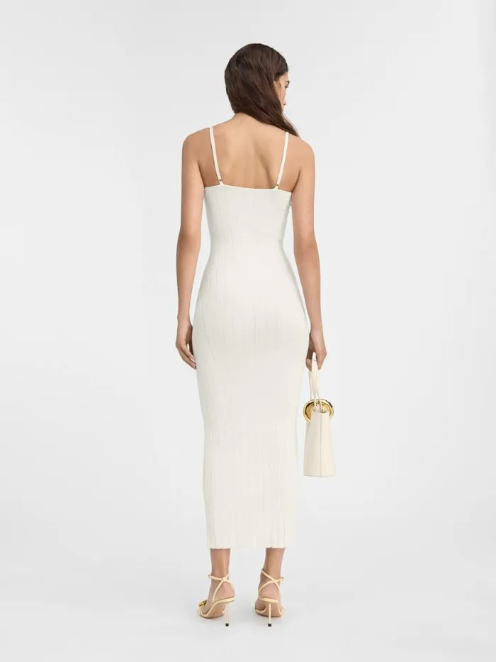 The Sierra Dress With Straps Offwhite Women JACQUEMUS Dresses and Skirts The Sierra Dress With Straps Offwhite Women JACQUEMUS Dresses and Skirts