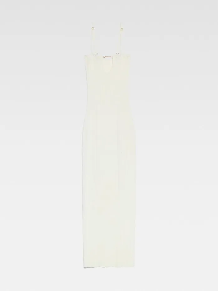 The Sierra Dress With Straps Offwhite Women JACQUEMUS Dresses and Skirts The Sierra Dress With Straps Offwhite Women JACQUEMUS Dresses and Skirts