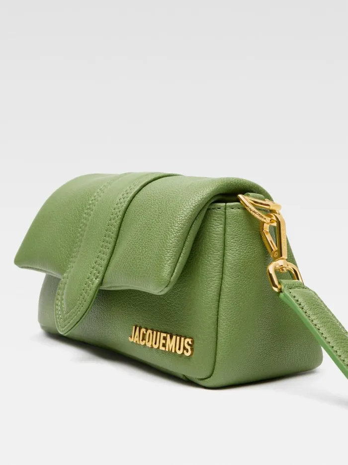 The Small Bambimou Green Women JACQUEMUS Crossbody and Handbags The Small Bambimou Green Women JACQUEMUS Crossbody and Handbags