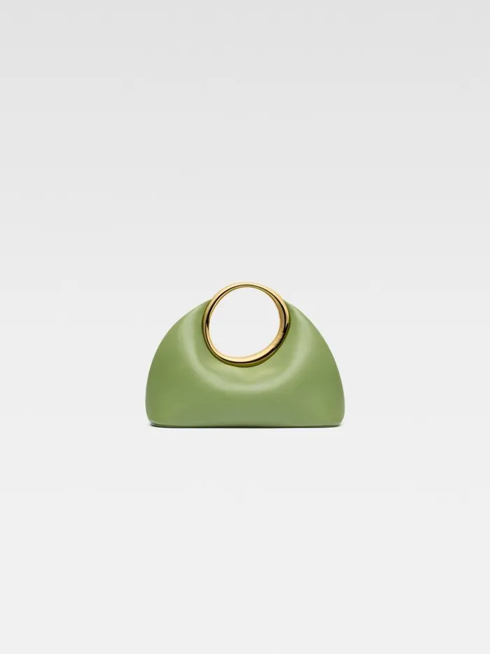 The Small Calino Green Women JACQUEMUS Crossbody and Handbags