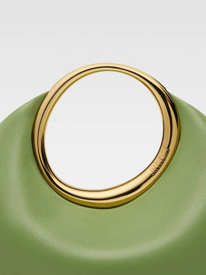 The Small Calino Green Women JACQUEMUS Crossbody and Handbags The Small Calino Green Women JACQUEMUS Crossbody and Handbags