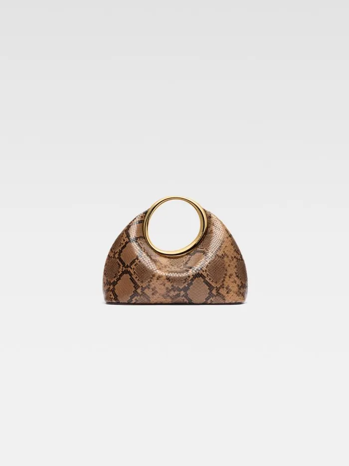 The Small Calino Light Brown Women JACQUEMUS Crossbody and Handbags