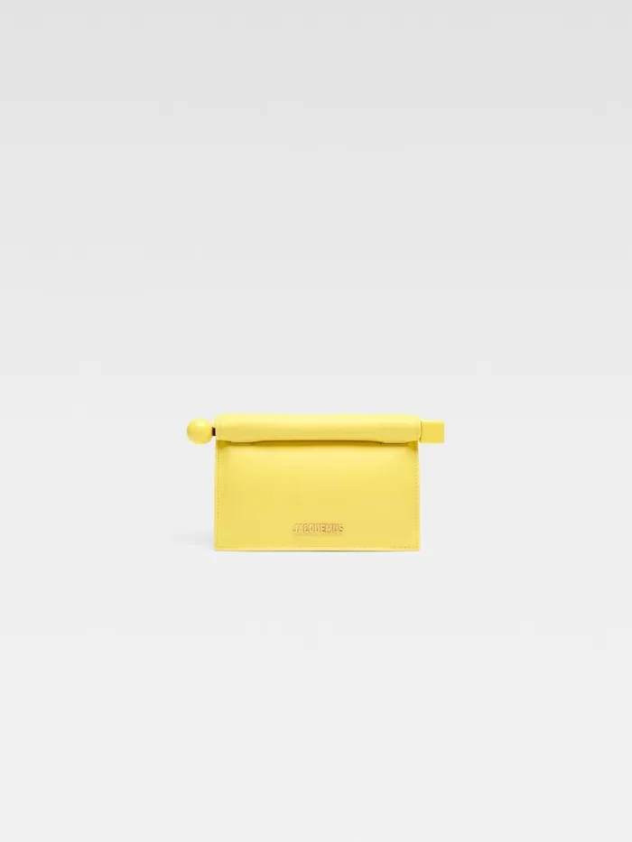 The Small Rond Carr Clutch Yellow Women JACQUEMUS Crossbody and Handbags