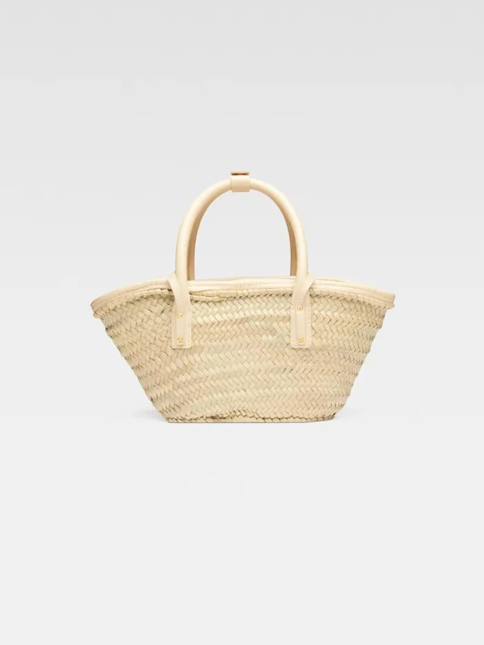 The Small Soli Basket Ivory Women JACQUEMUS Crossbody and Handbags The Small Soli Basket Ivory Women JACQUEMUS Crossbody and Handbags