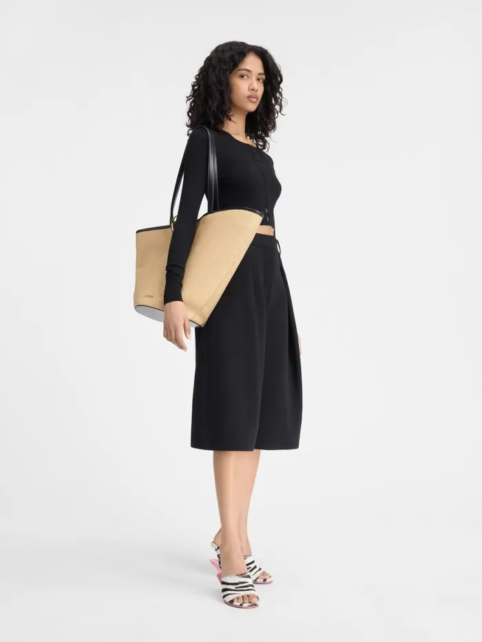 The Spiaggia Cardigan Black Women JACQUEMUS Knits The Spiaggia Cardigan Black Women JACQUEMUS Knits