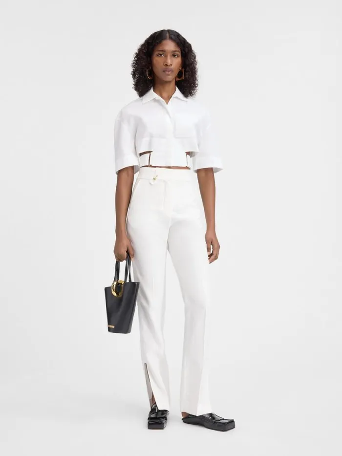 The Tibau Pants White Women JACQUEMUS Suits