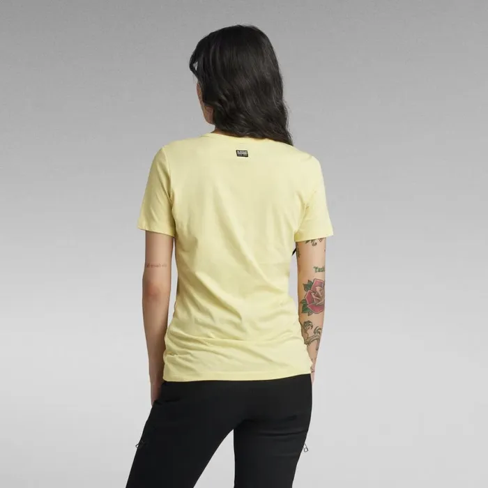 Tops and Tshirts Women GStar RAW Anglaise Graphic RAW Top Lemonade