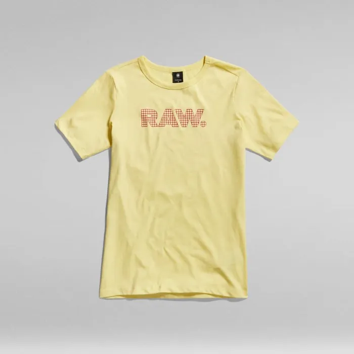 Tops and Tshirts Women GStar RAW Anglaise Graphic RAW Top Lemonade