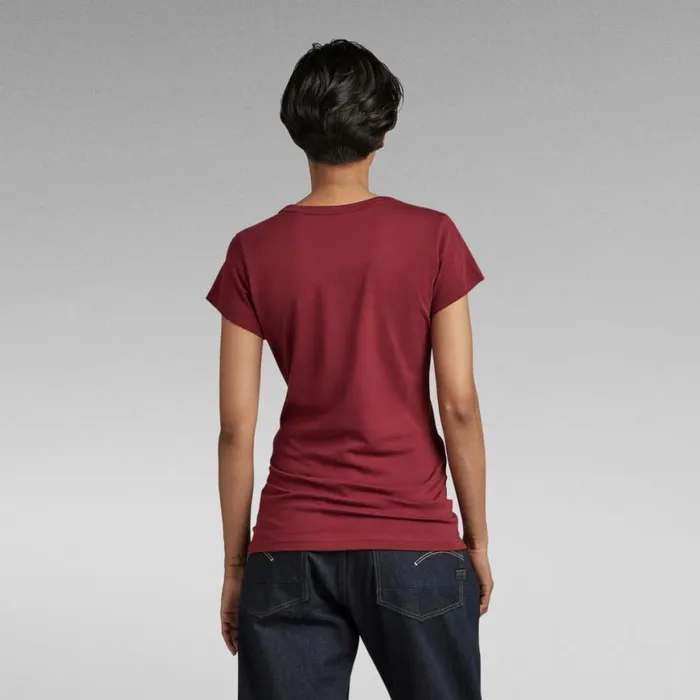 Tops and Tshirts Women GStar RAW Eyben Slim VNeck Top Bright Russet