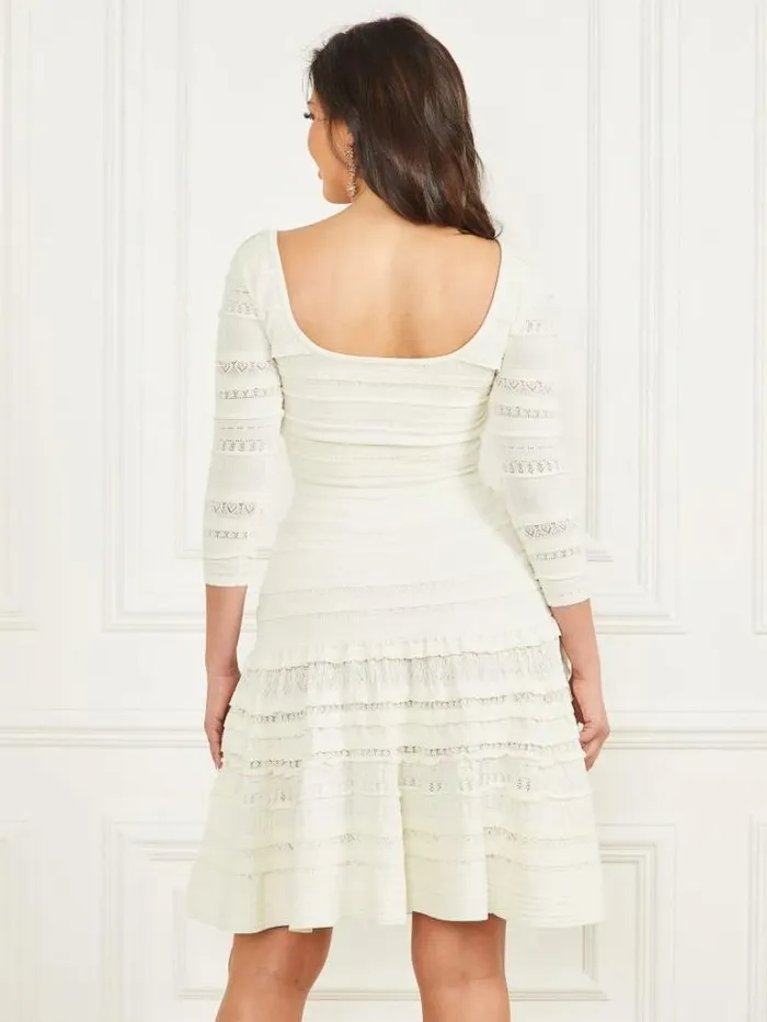 Tops And Sweaters Women Marciano Bethany Sweater Crop Top Pale Pearl Tops And Sweaters Women Marciano Bethany Sweater Crop Top Pale Pearl
