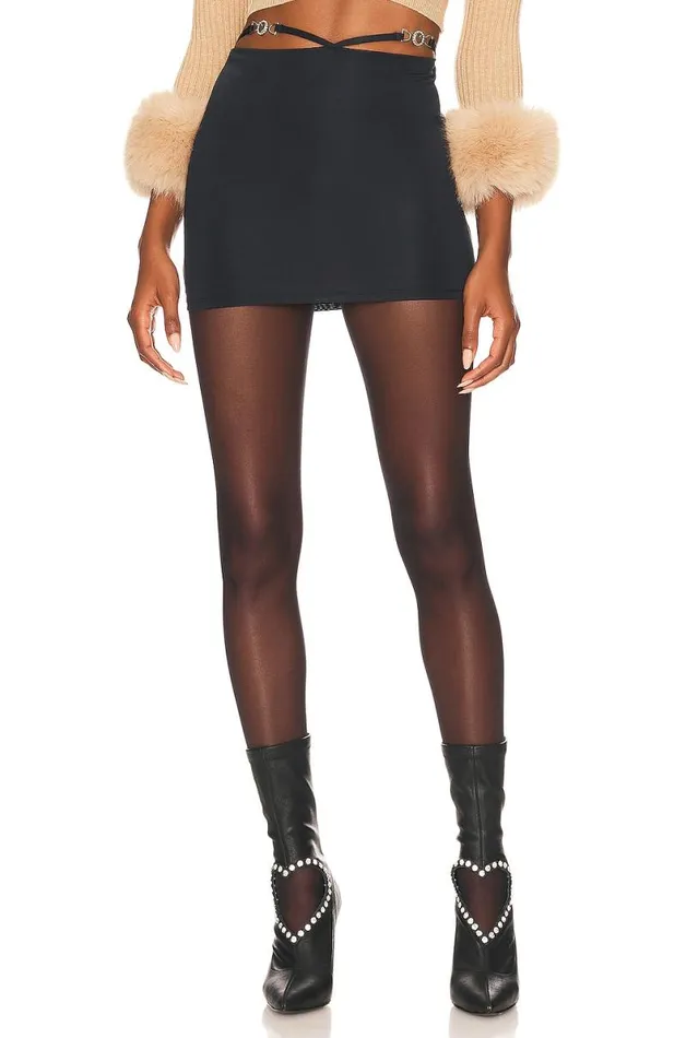 Virgil Mini Skirt Black Women Lovers and Friends Skirts