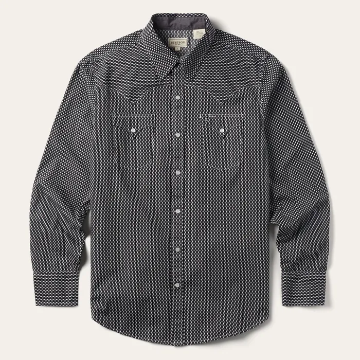 Western Shirts Men Stetson Black Diamond Shirt Black Diamond Shirt