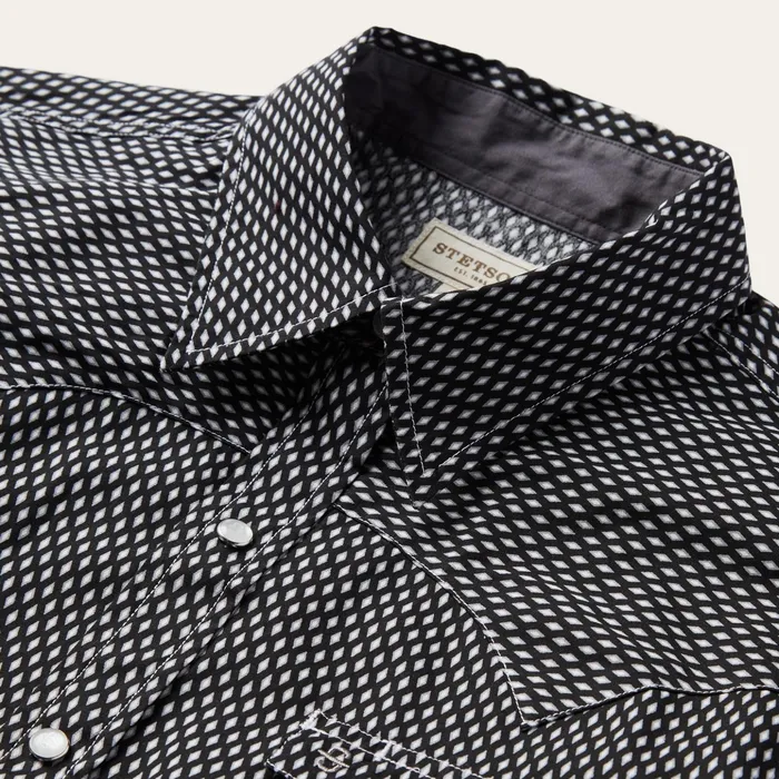 Western Shirts Men Stetson Black Diamond Shirt Black Diamond Shirt