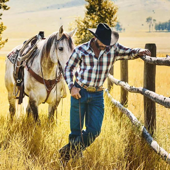 Western Shirts Men Stetson Wine Plaid Shirt Wine