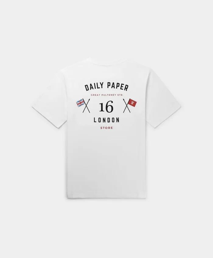 White Black London Flagship Store TShirt White Men Daily Paper TShirts